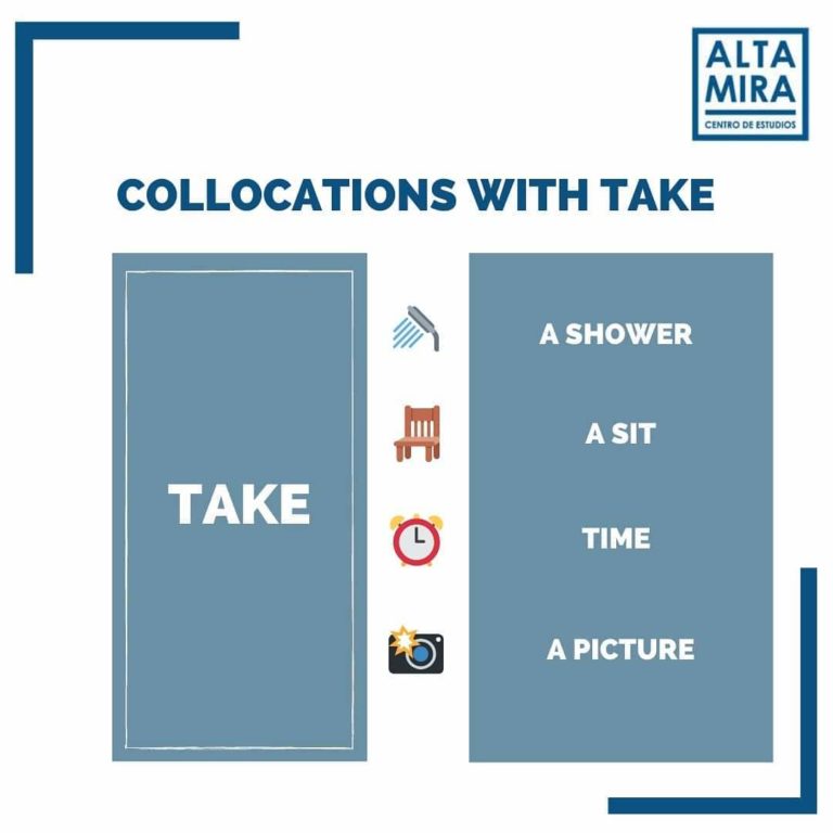Collocations with take