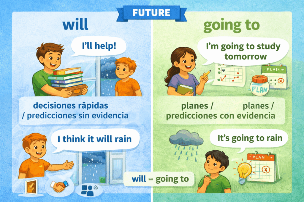 “Will” y “Going to”